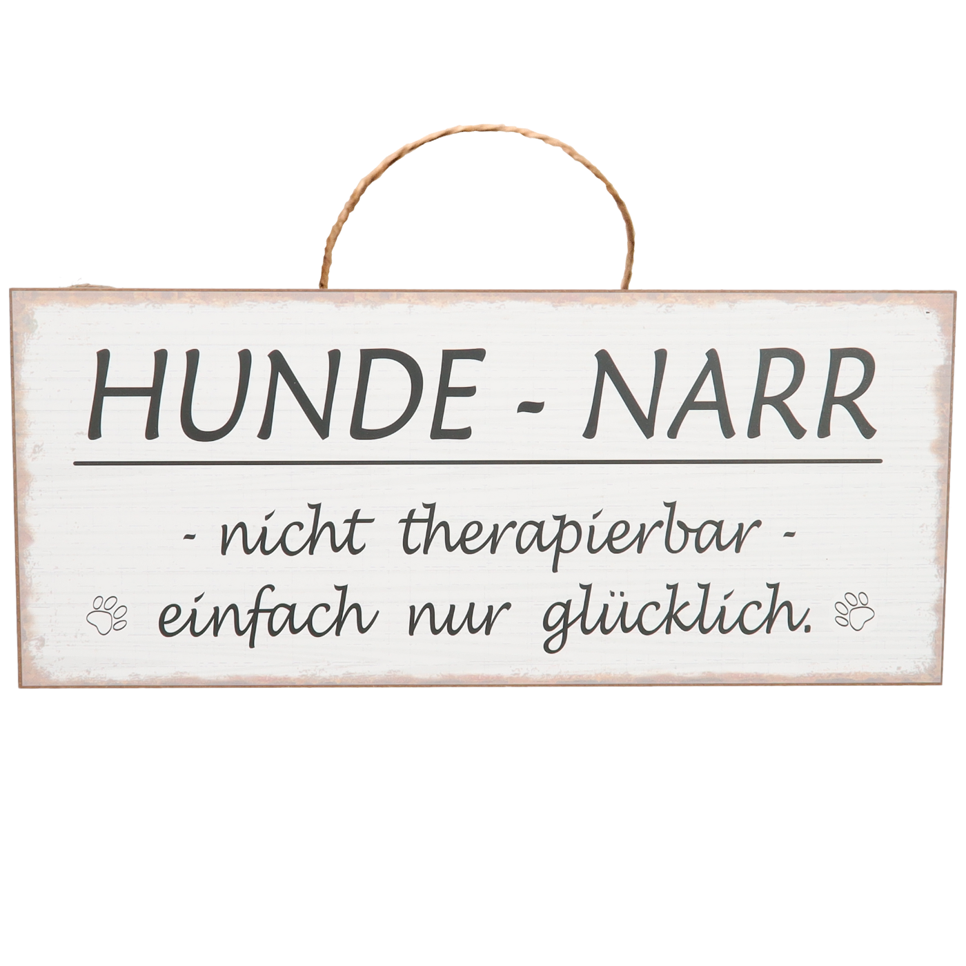 Schild "Hunde-Narr"