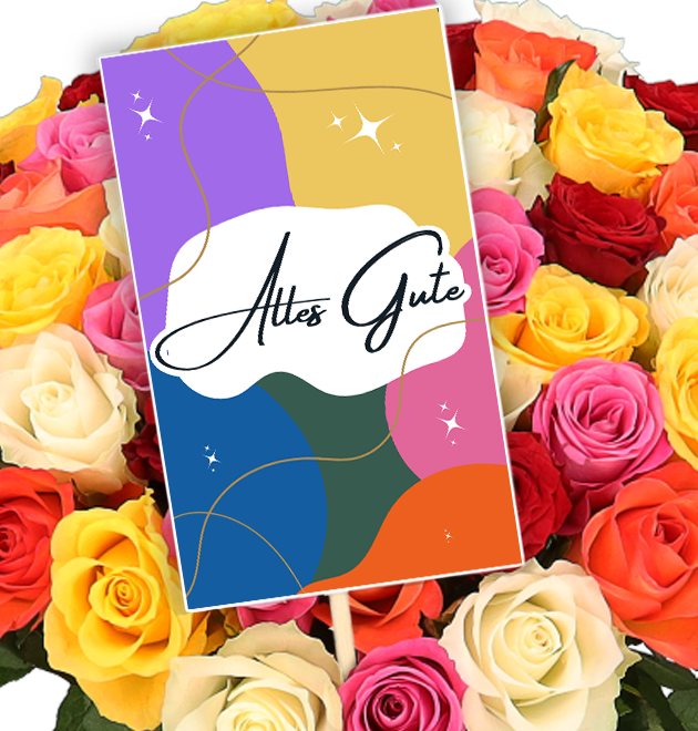 Alles Gute - Blumenstecker Alles Gute - Blumenstecker