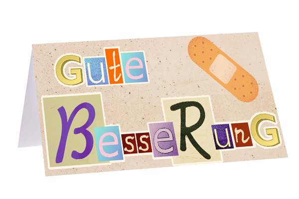 Gute Besserung Gute Besserung