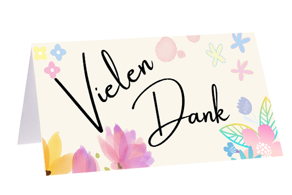 Vielen Dank