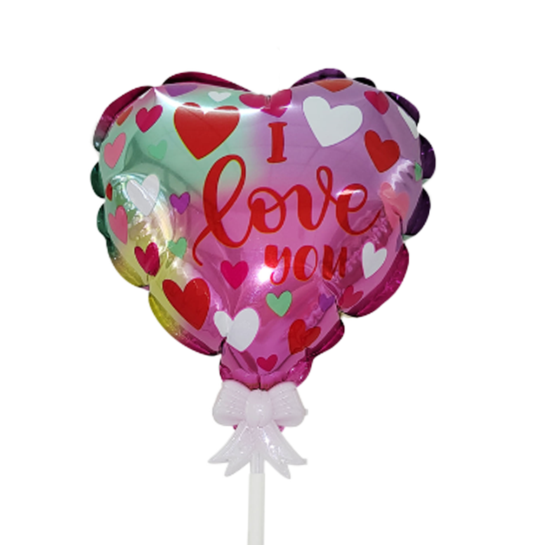 Herzballon bunt Herzballon bunt