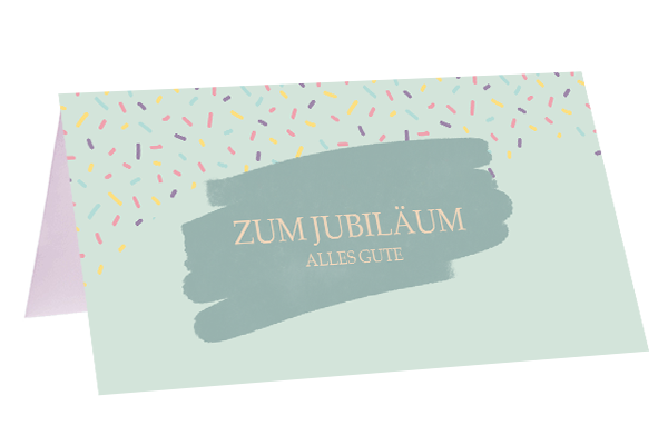 Zum Jubiläum alles Gute Zum Jubiläum alles Gute